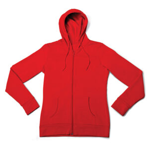 Ladies Casual Hoody Red