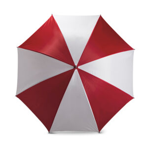 8 Panel Golf Umbrella White & Burgandy