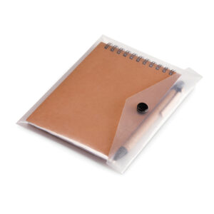 A6 Eco Notebook & Pen in clear sleeve General