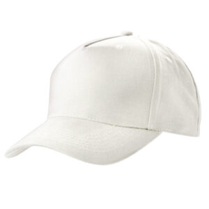 5 Panel Cap White