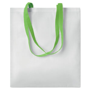 Colour Handle Shopper Lime