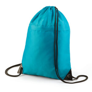 Drawstring with zip Turquoise