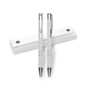 Gemello Pen and Pencil Set White