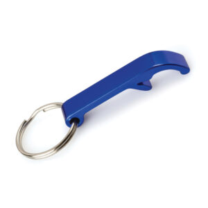 Mini Bottle Opener Keyring Blue
