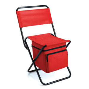 Camp Chair Cooler Red