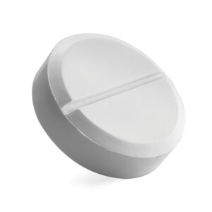 Tablet Shaped Stress Ball White