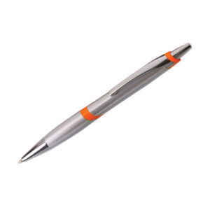 Stargate Ballpoint Pen Silver & Orange