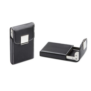 Executive PU Business Card Holder Black
