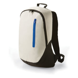 Side Zip Back Pack Royal Blue