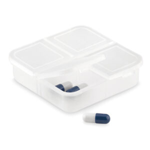 Pill Box Clear Frosted