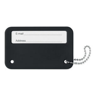 Travel Identity Tag Black