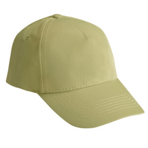 5 Panel Cotton Cap Khaki