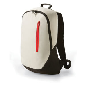 Side Zip Back Pack Red