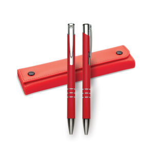 Gemello Pen and Pencil Set Red